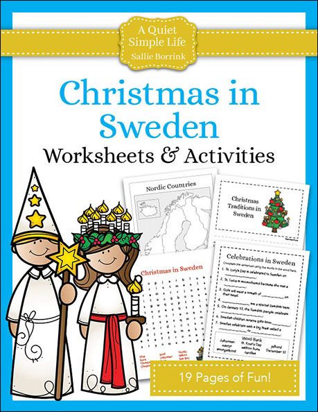 Christmas in Sweden Worksheets & Activities