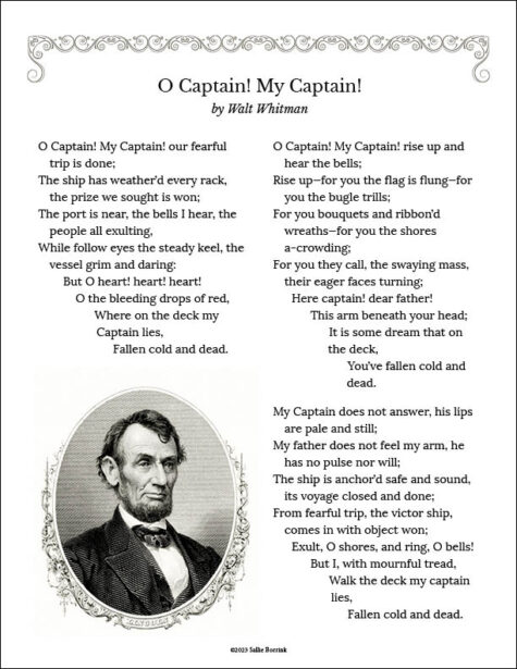 "O Captain! My Captain!" by Walt Whitman