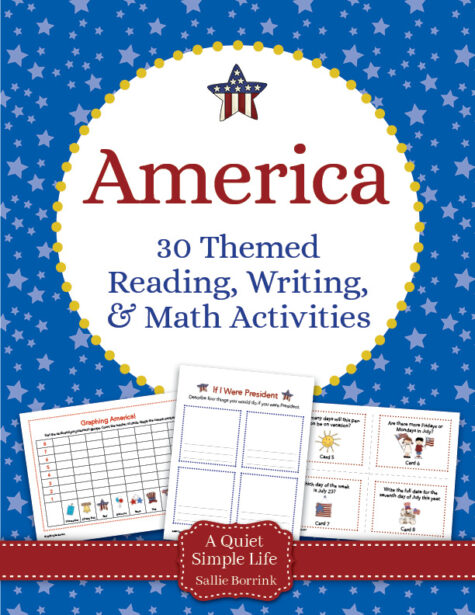 America Themed Learning Pack