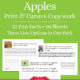 Apples Fun Facts Copywork