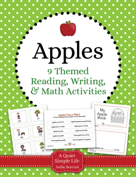 Apples Themed Learning Pack