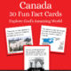 Canada Fun Fact Cards