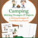Camping Writing Prompts and Papers