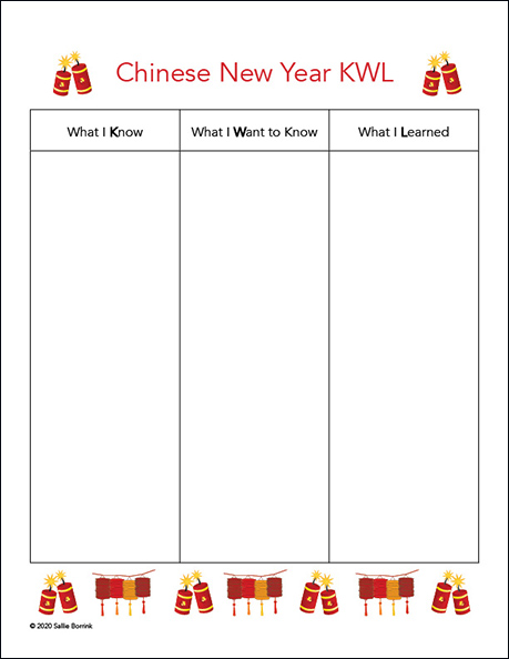 Chinese New Year KWL - 2 Versions