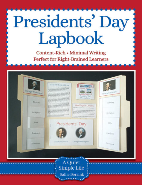 Presidents' Day Lapbook - Printable Activity