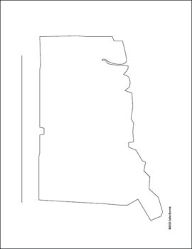 Connecticut – Blank Printable Map of Connecticut | Sallie Borrink