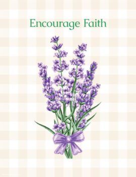 Encourage Faith Printable Artwork | Sallie Borrink