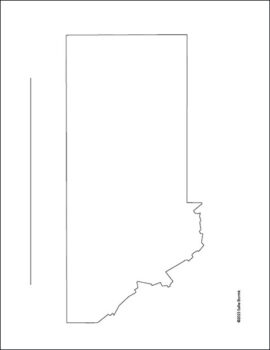 Montana – Blank Printable Map of Montana | Sallie Borrink