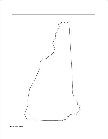 New Hampshire Map Printable