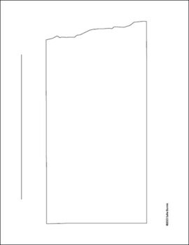 North Dakota – Blank Printable Map of North Dakota | Sallie Borrink