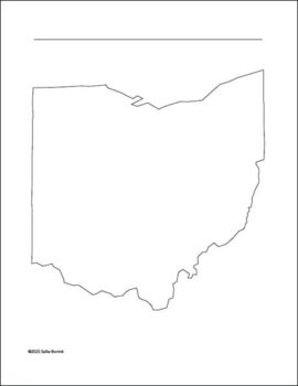 Printable Maps of 50 States and Washington, D.C. | Sallie Borrink