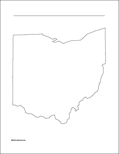 Ohio Map Printable