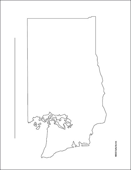 Washington Map Printable