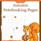 Autumn Notebooking Pages