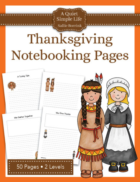 Thanksgiving Notebooking Pages