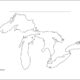 Great Lakes Map Printable