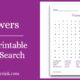 Free Flowers Printable Word Search POST
