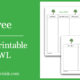 Free Trees Printable KWL POST