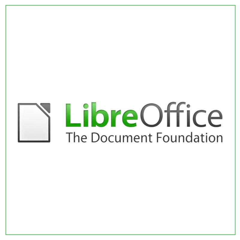 LibreOffice logo in color on white background