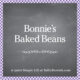Bonnie’s Baked Beans SQUARE