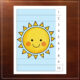 Picture of happy sun counting puzzle for 1-10