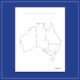 Free Australia Map Printable SQUARE 2