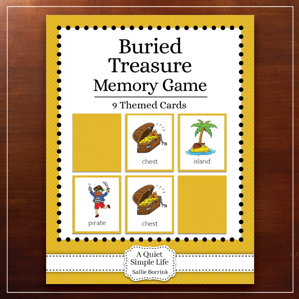 Buried Treasure Memory Game