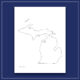 Free Michigan Map Printable SQUARE 2