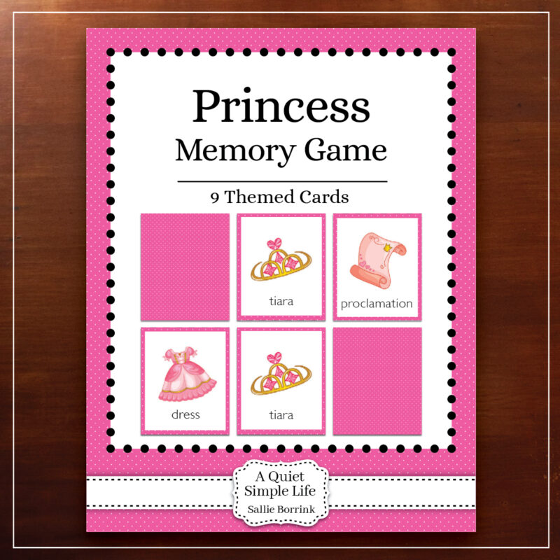 Princess Memory Game