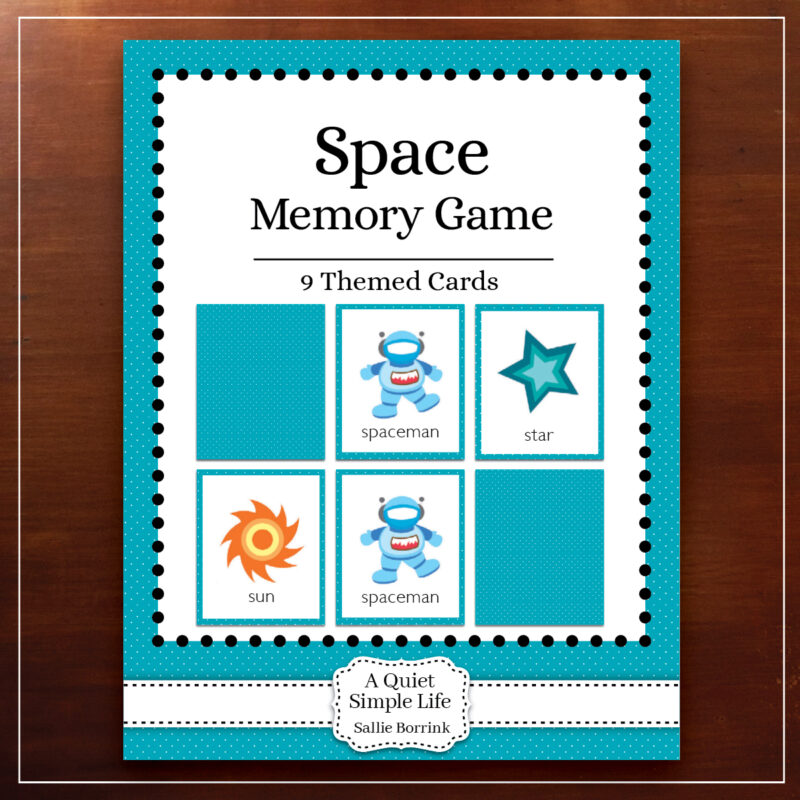 Space Themed Memory Game