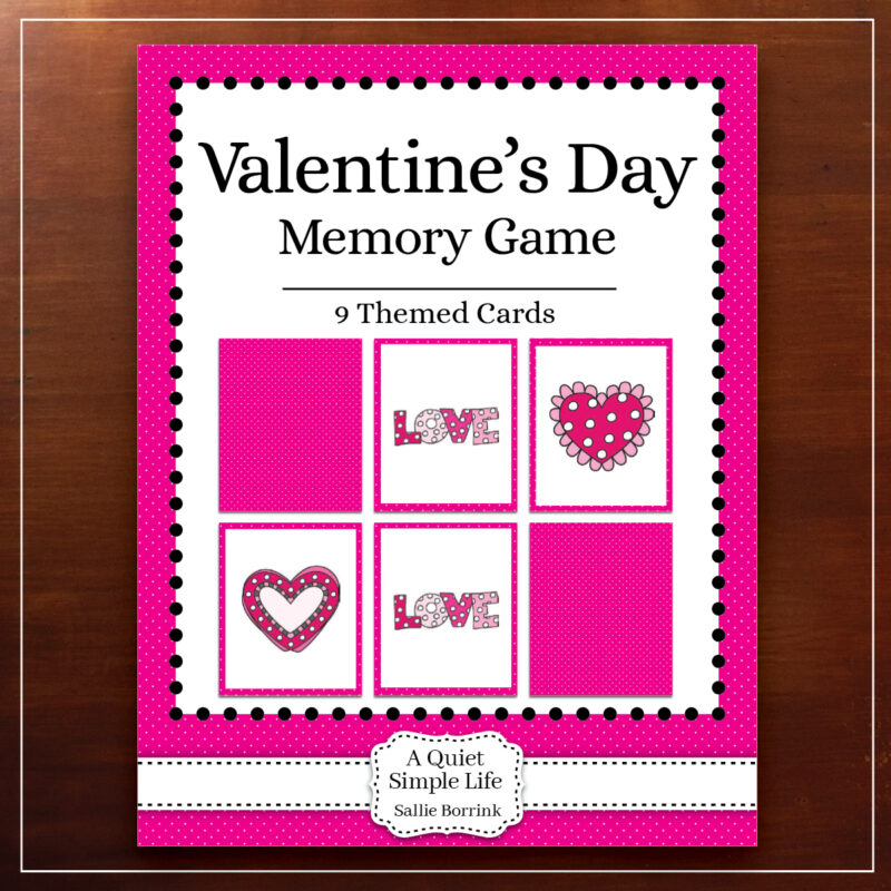 Valentine’s Day Memory Game