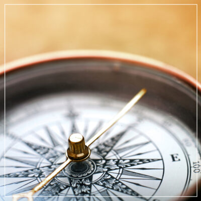 Classic compass one wooden table