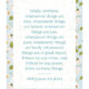 Philippians 4:8 KJV printable wall art in Daisies design