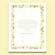 Romans 8:28 quote on white with yellow daisies border