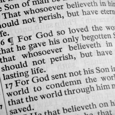 John 3:16-17 from the KJV Bible