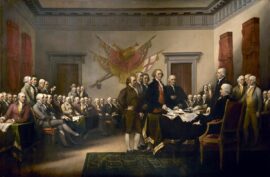 Declaration of Independence in Congress, at the Independence Hall, Philadelphia, July 4th, 1776 by John Trumbull