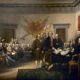 Declaration of Independence in Congress, at the Independence Hall, Philadelphia, July 4th, 1776 by John Trumbull