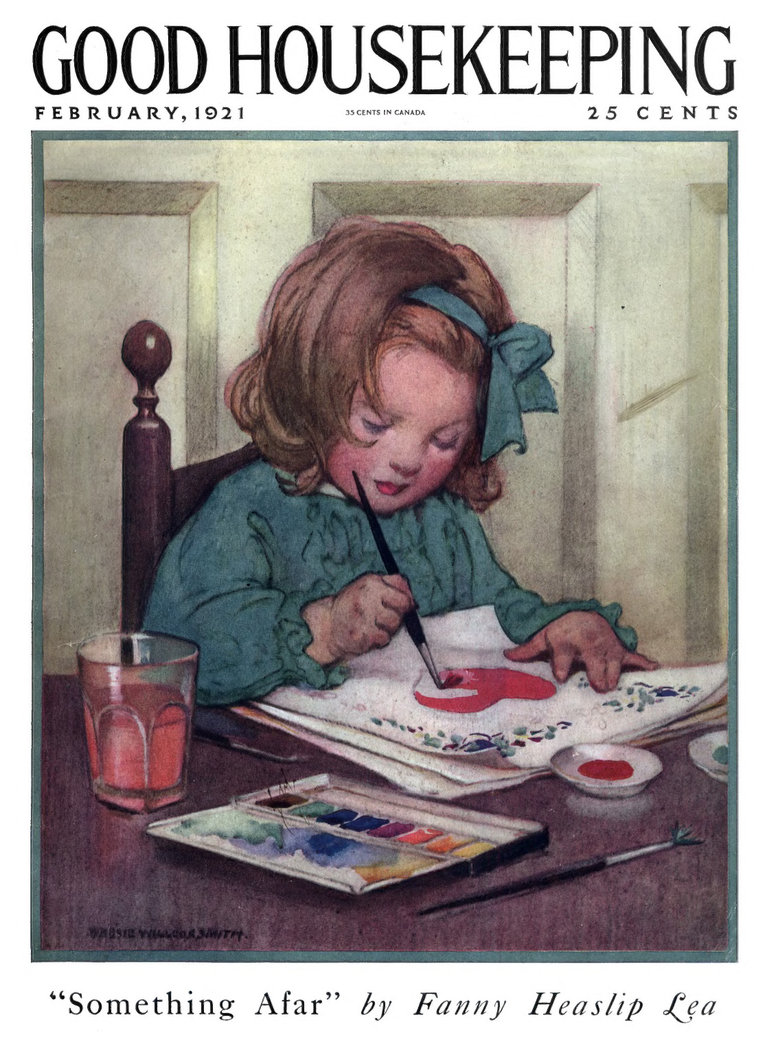 Good Housekeeping magazine cover for February 1921