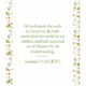 Jeremiah 51:15 KJV printable wall art in Daisies and Gingham design