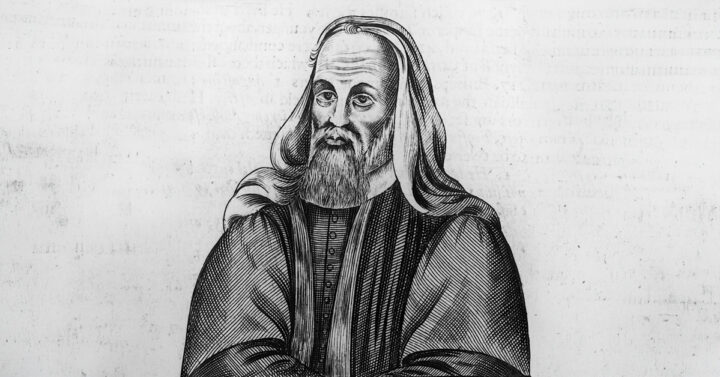 Vintage image of Pelagius