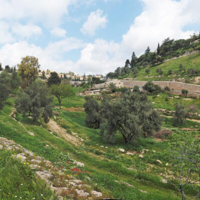 Gehenna (Hinnom) Valley near the Old City in Jerusalem