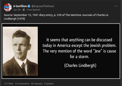Charles Lindberg on J